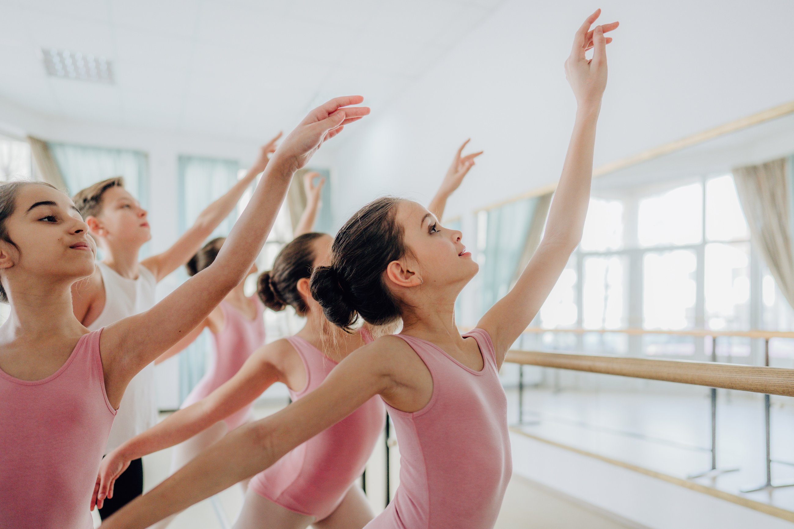 Graceful ballet dancers